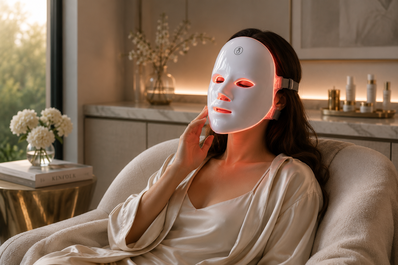 AuraLume Seven-Color LED Face Mask — view 1